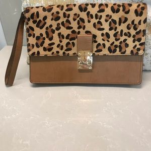 The Limited Leopard Clutch